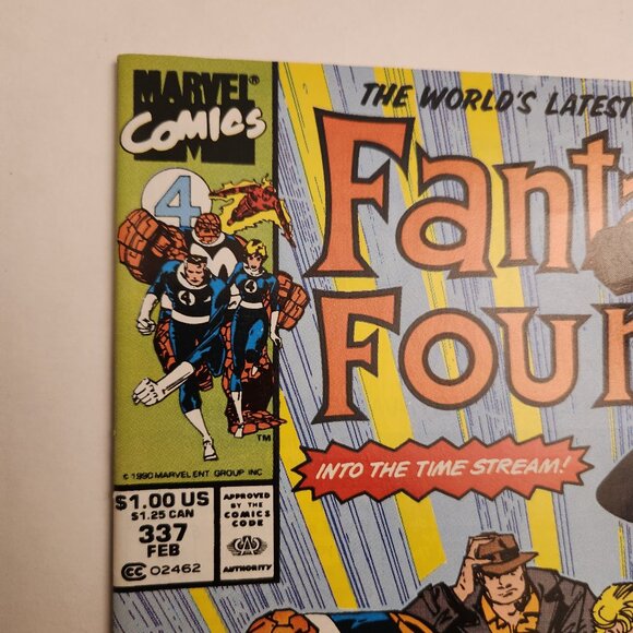 Fantastic Four #337 (1990) Marvel Comics, Thor & Iron Man, Newstand NM - Picture 3 of 14